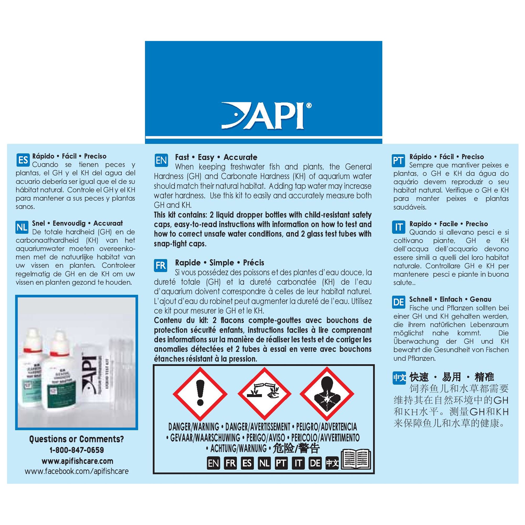 API® GH & KH Freshwater Aquarium Test Kit for Freshwater Aquarium Testing - thumbnail 2