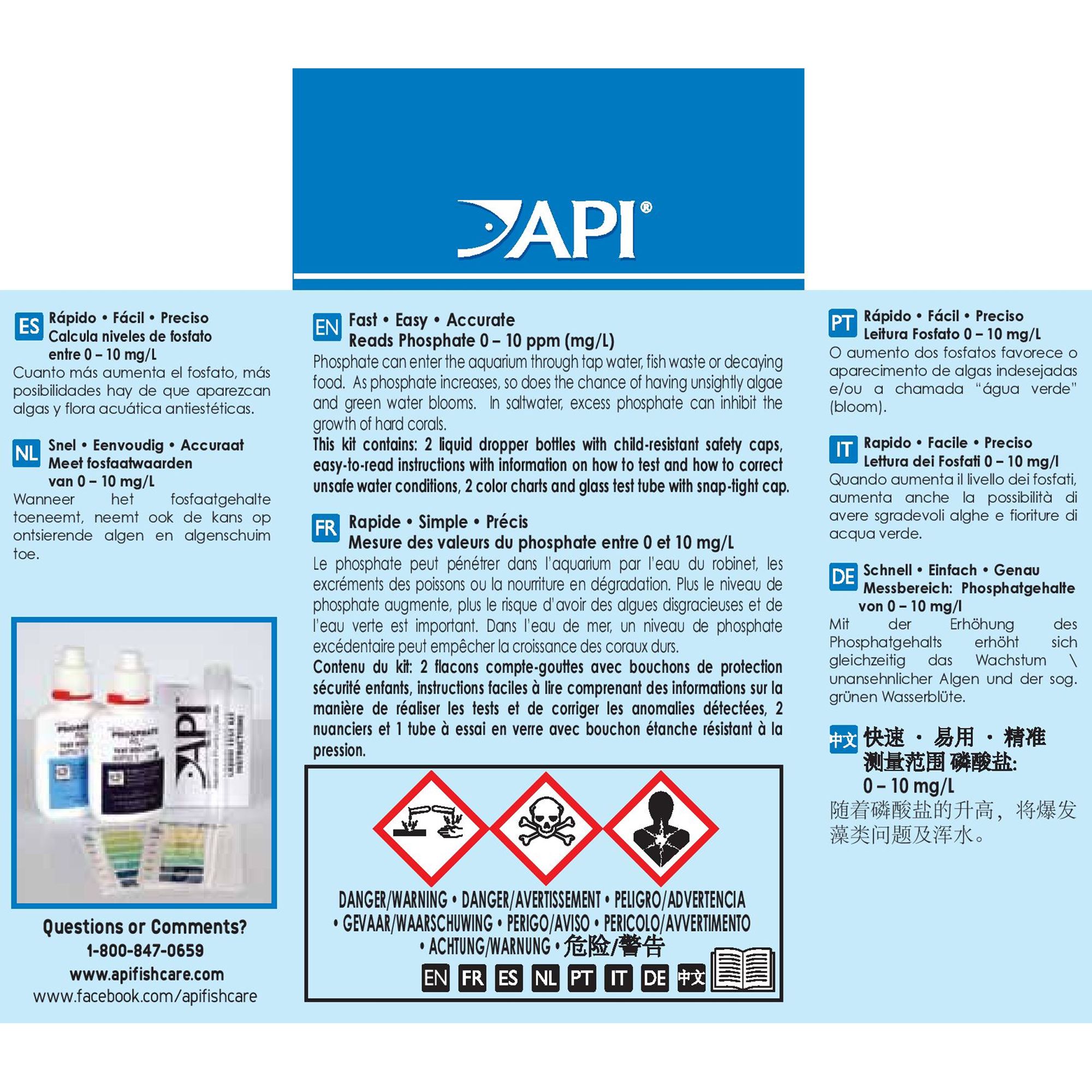 API® Phosphate Test Kit for Aquarium Water Testing - thumbnail 2