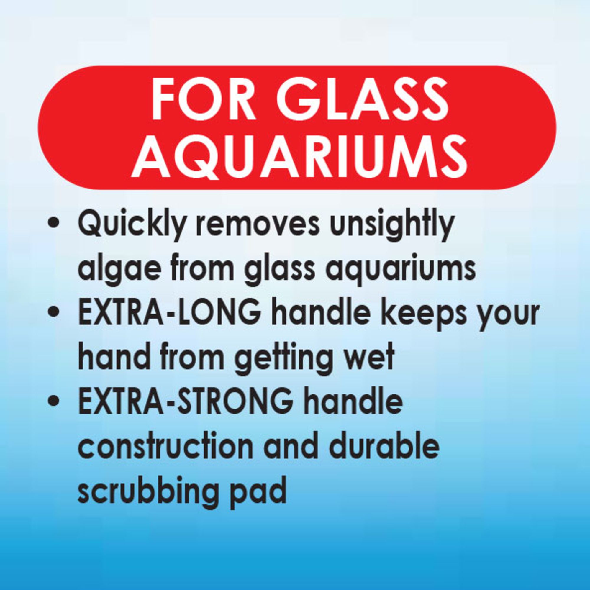 API® Algae Scraper - Algae Cleaning Tool for Fish Tanks - thumbnail 3