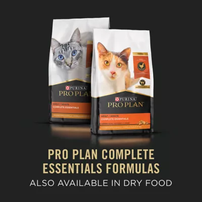 Product Purina Pro Plan Complete Essentials Favourites Tuna, Salmon, Chicken, Wet Cat Food 12 count