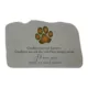 Product Kay Berry Goodbyes Are Not Forever Paw Print Dog Memorial Stone