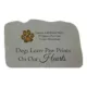 Product Kay Berry Dogs Leave Paw Prints With Paw Print Personalized Memorial Stone