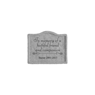 Product Kay Berry In Memory Of A Faithful Friend Personalized Pet Memorial Garden Stake