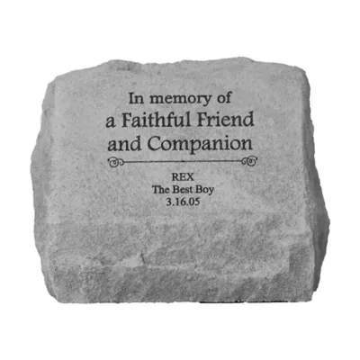 Product Kay Berry In Memory Of A Faithful Friend Personalized Pet Memorial Urn