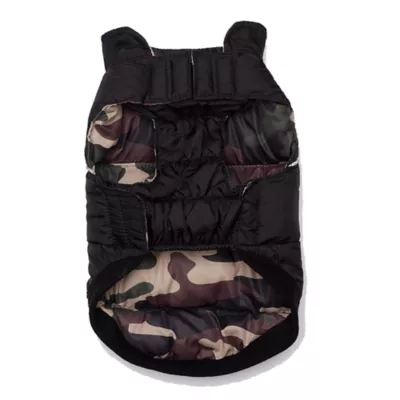 Hip Doggie Camo Flex-Fit Reversible Water Repellant Dog Coat - Image 4