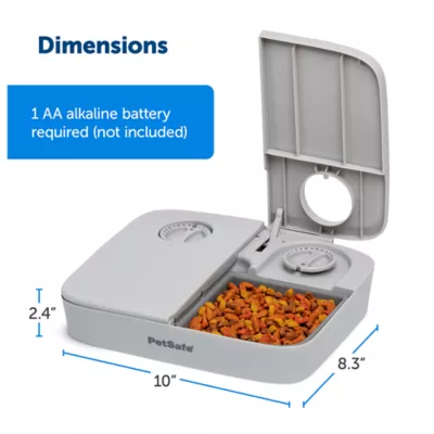 Product PetSafe® Analog 2 Meal Programmable Pet Feeder - Dry or Semi-Moist Pet Food (3 Cup/16 Ounce)