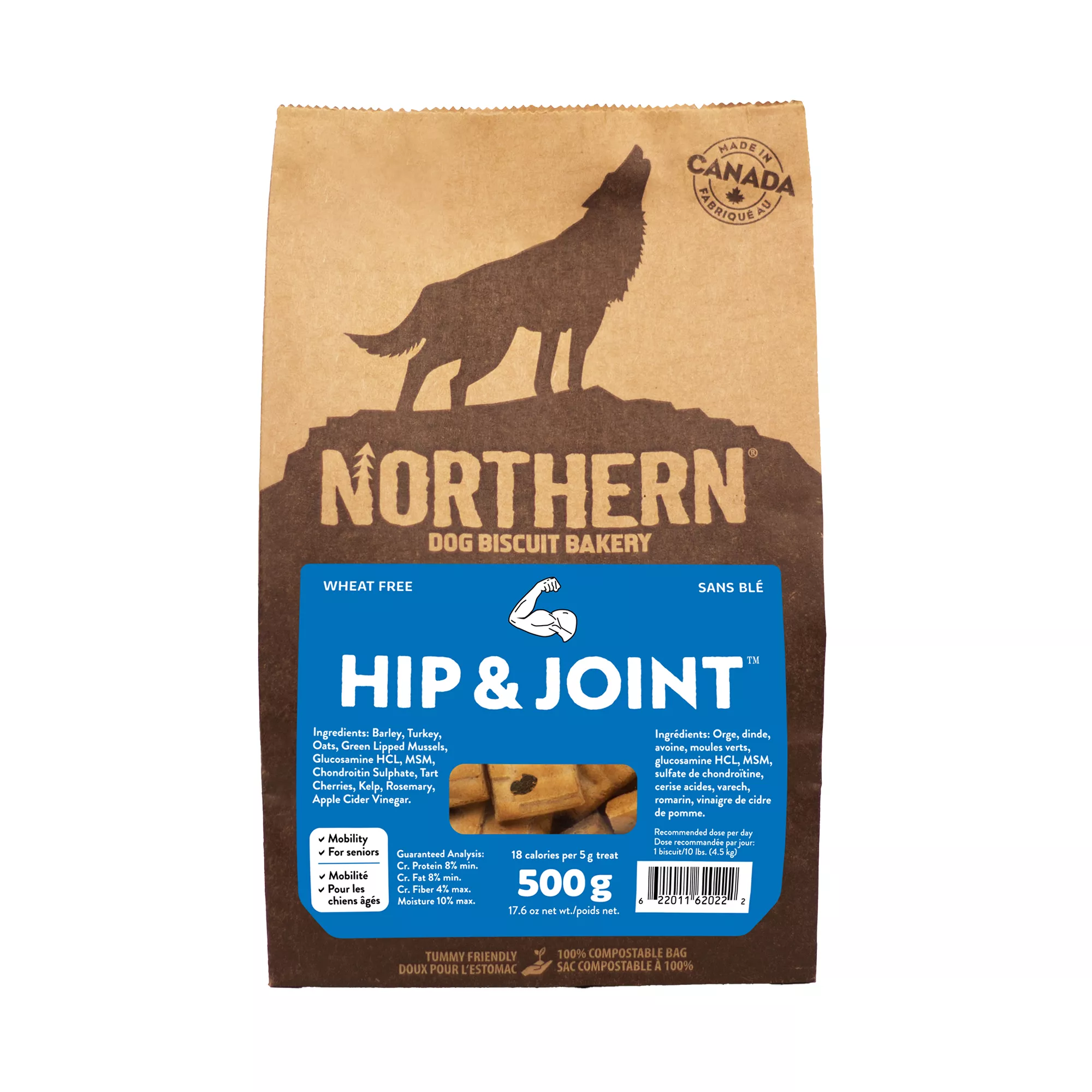 Northern Hip & Joint Biscuits Dog Treat - Turkey