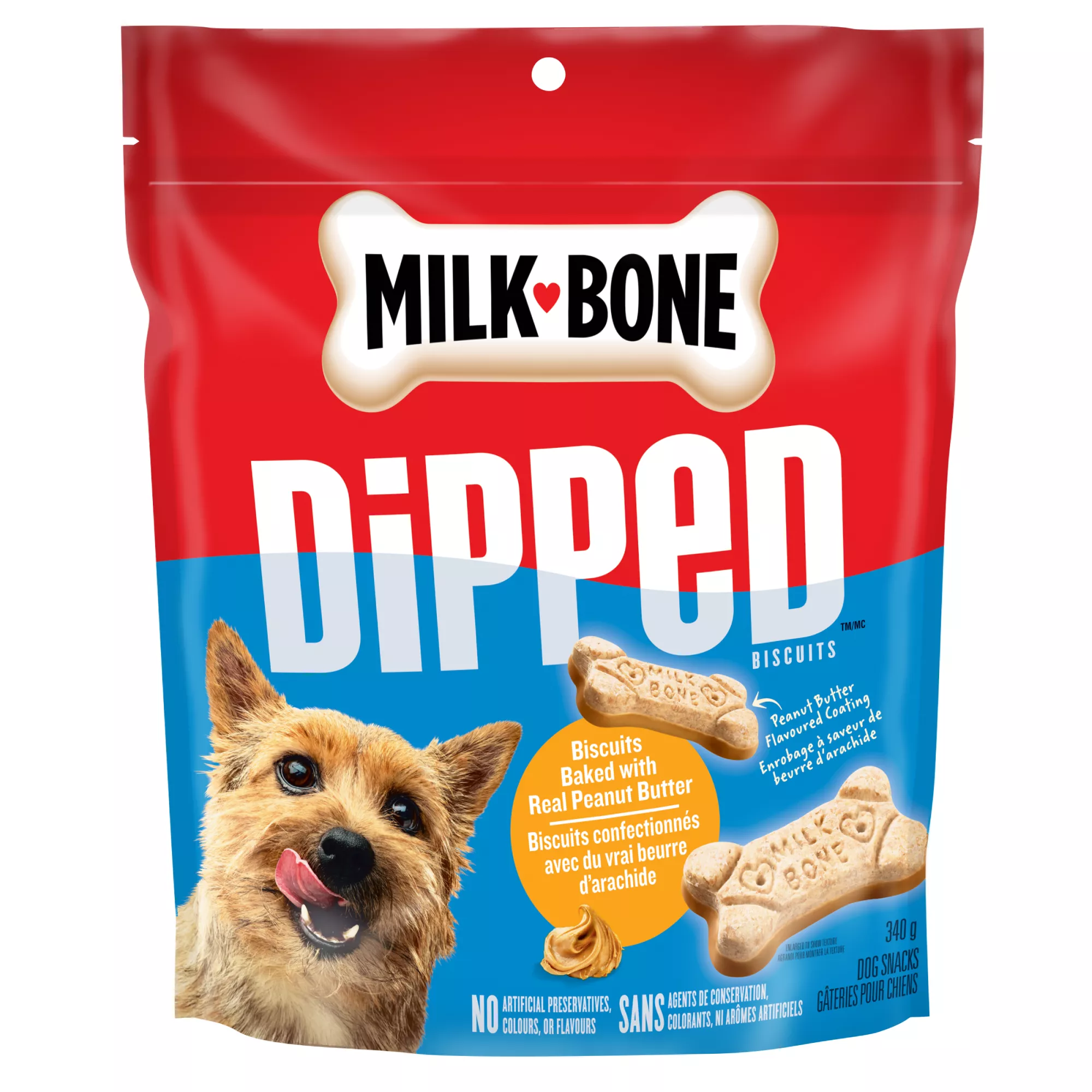 Milk-Bone Dipped Dog Treat - Peanut Butter