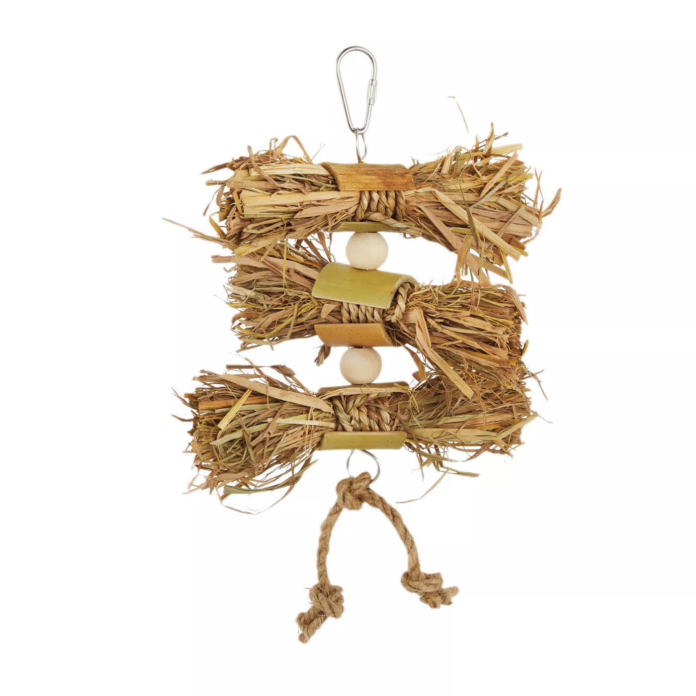 Product All Living Things Natural Straw Harvest Bird Toy