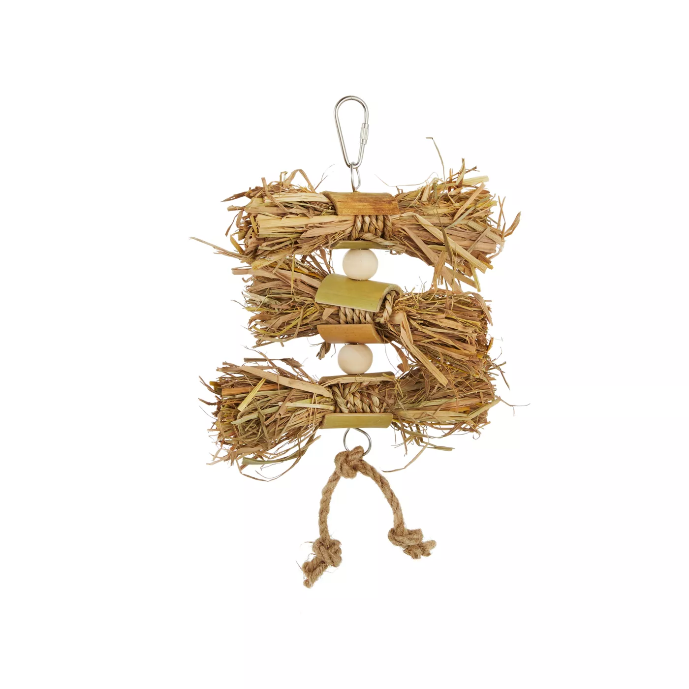 Product All Living Things Natural Straw Harvest Bird Toy