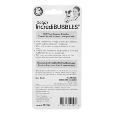 Product Pet Qwerks Incredibubbles for Dogs