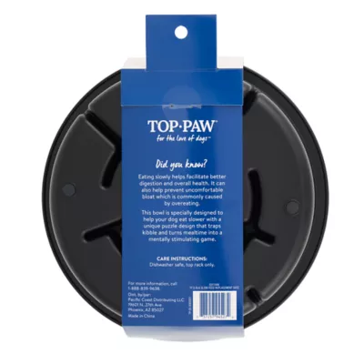 Top Paw® Silicone Slow Feeder Dog Bowl, 6.75-cup - Image 8