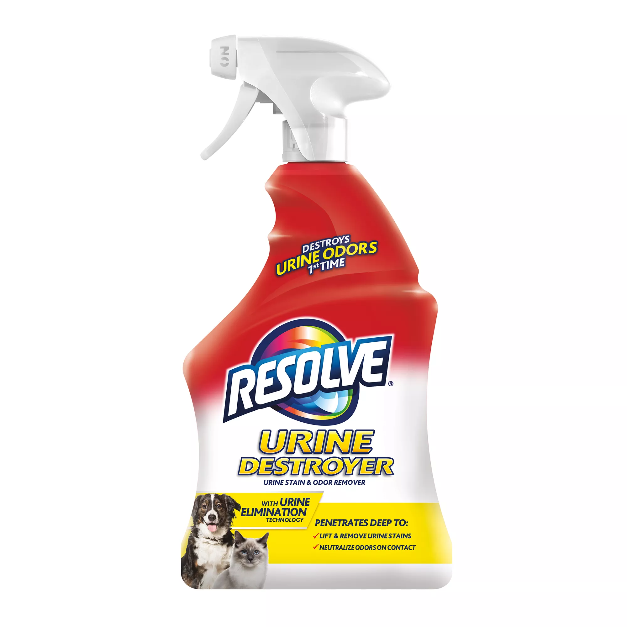 Resolve Urine Destroyer for Dogs and Cats - Urine Stain & Odor Remover 32oz