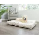 Product Armarkat  Beige & Ivory Snowy Velvet Pillow Dog Bed