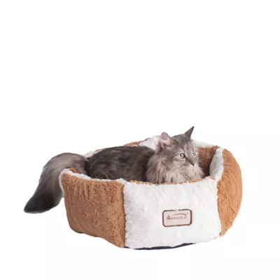 Product Armarkat Earth Brown & Ivory Cuddler Cat Bed