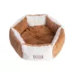 Product Armarkat Earth Brown & Ivory Cuddler Cat Bed