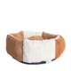 Product Armarkat Earth Brown & Ivory Cuddler Cat Bed