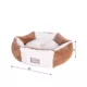 Product Armarkat Earth Brown & Ivory Cuddler Cat Bed