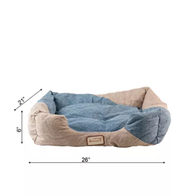 Product Armarkat Cornflower Blue & Beige Cuddler Cat Bed