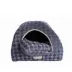 Armarkat Purple & Grey Checkered Covered Cat Bed image thumbnail 4