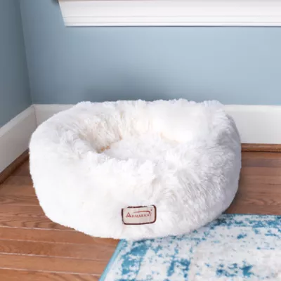 Product Armarkat Ultra-Thick & Soft Plush White Cuddler Pet Bed