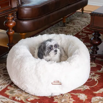 Product Armarkat Ultra-Thick & Soft Plush White Cuddler Pet Bed