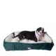 Product Armarkat Laural Green & Ivory Cuddler Dog Bed