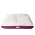  Amarkat Ivory & Burgandy Large Dog Pillow Dog Bed image thumbnail 1