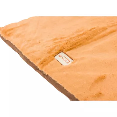 Product Armarkat Mocha & Earth Brown Faux Suede and Plush Pillow Dog Bed