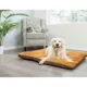 Product Armarkat Mocha & Earth Brown Faux Suede and Plush Pillow Dog Bed