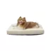 Armarkat  Beige & Ivory Snowy Velvet Pillow Dog Bed image thumbnail 1