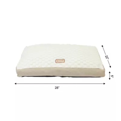 Product Armarkat  Beige & Ivory Snowy Velvet Pillow Dog Bed
