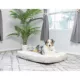 Product Armarkat  Beige & Ivory Snowy Velvet Pillow Dog Bed