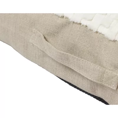 Product Armarkat  Beige & Ivory Snowy Velvet Pillow Dog Bed