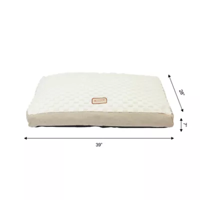 Product Armarkat  Beige & Ivory Snowy Velvet Pillow Dog Bed