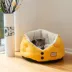 Armarkat Gold Waffle Buttoned Bolstered Cat Bed image thumbnail 3