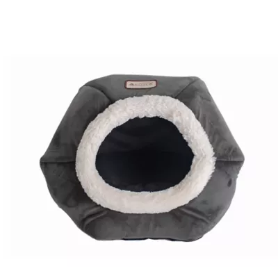 Product Armarkat Grey Cave Shape Covered Cat Bed