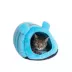 Armarkat Luxe Velvet Cornflower Blue Covered Cat Bed image thumbnail 1