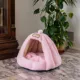 Product Armarkat Faux Fleece Pink Cave Cat Bed