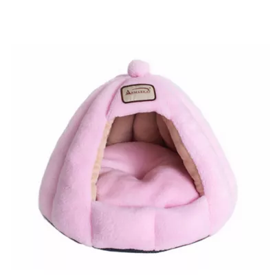 Product Armarkat Faux Fleece Pink Cave Cat Bed