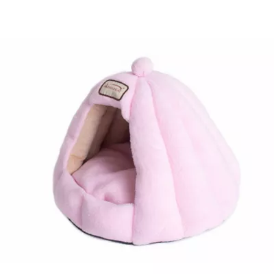 Product Armarkat Faux Fleece Pink Cave Cat Bed