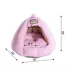 Armarkat Faux Fleece Pink Cave Cat Bed image thumbnail 5