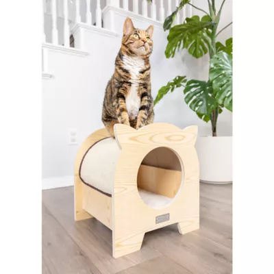 Product Armarkat Hideaway Wood Cat Scratcher & Condo