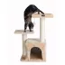 Armarkat 32-in Faux Fur Real Wood Cat Tree & Condo Kitty Pet Play House, Beige image thumbnail 1