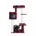 Armarkat 50-in Faux Fleece Real Wood Cat Tree & Condo, Red & Black Scotch Plaid image thumbnail 2