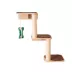 Armarkat Wall-Mounted Real Wood 3 Steps Cat Shelves & Perches Kitty Furniture, Natural image thumbnail 1