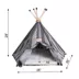 Armarkat Gray Stripe Teepee Tent Cat Bed image thumbnail 7
