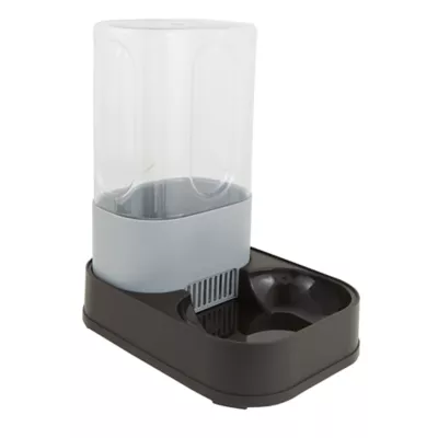 Product Top Paw® Gray & Black Modern Gravity Pet Waterer