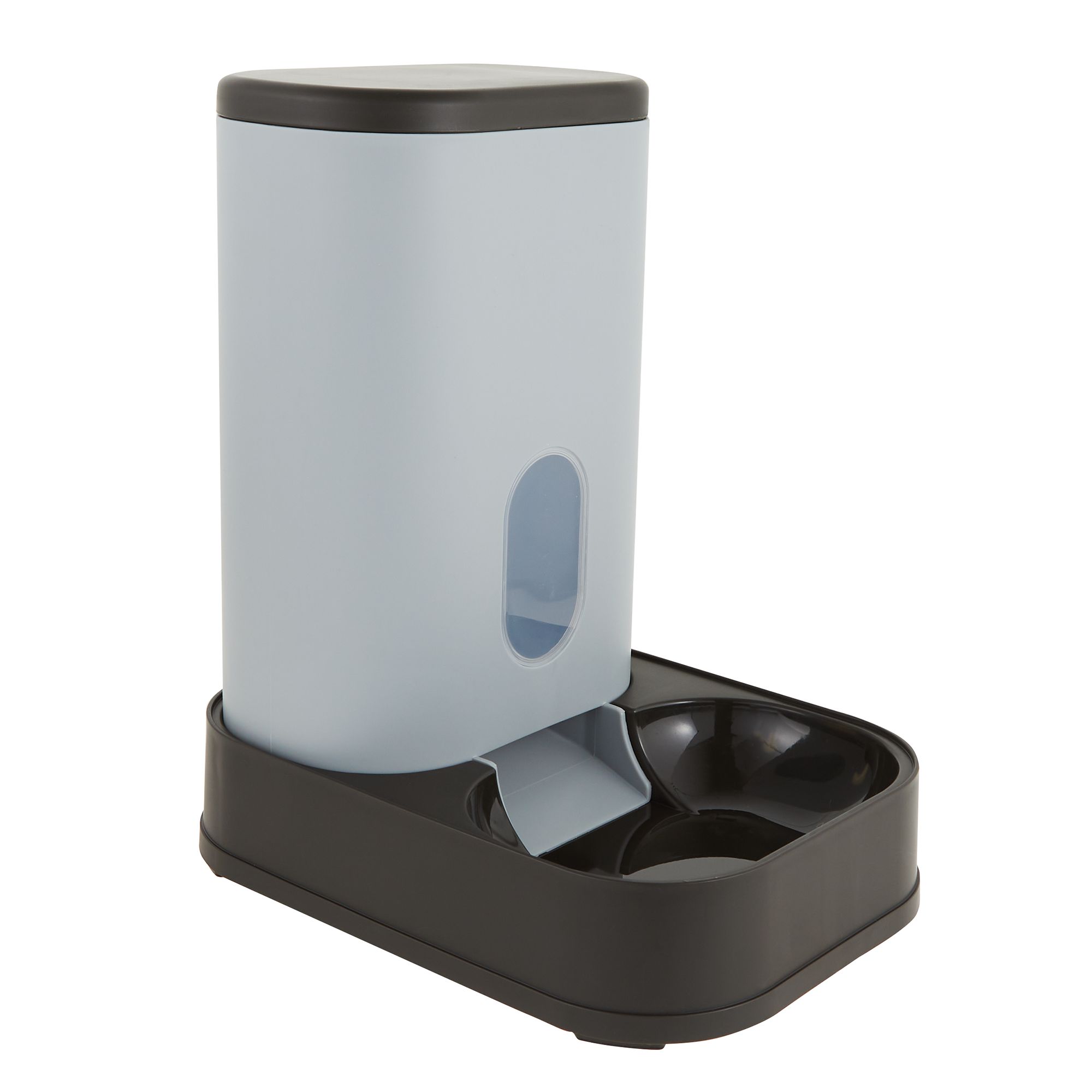 Top Paw® Gray & Black Modern Gravity Pet Feeder dog Automatic Feeders