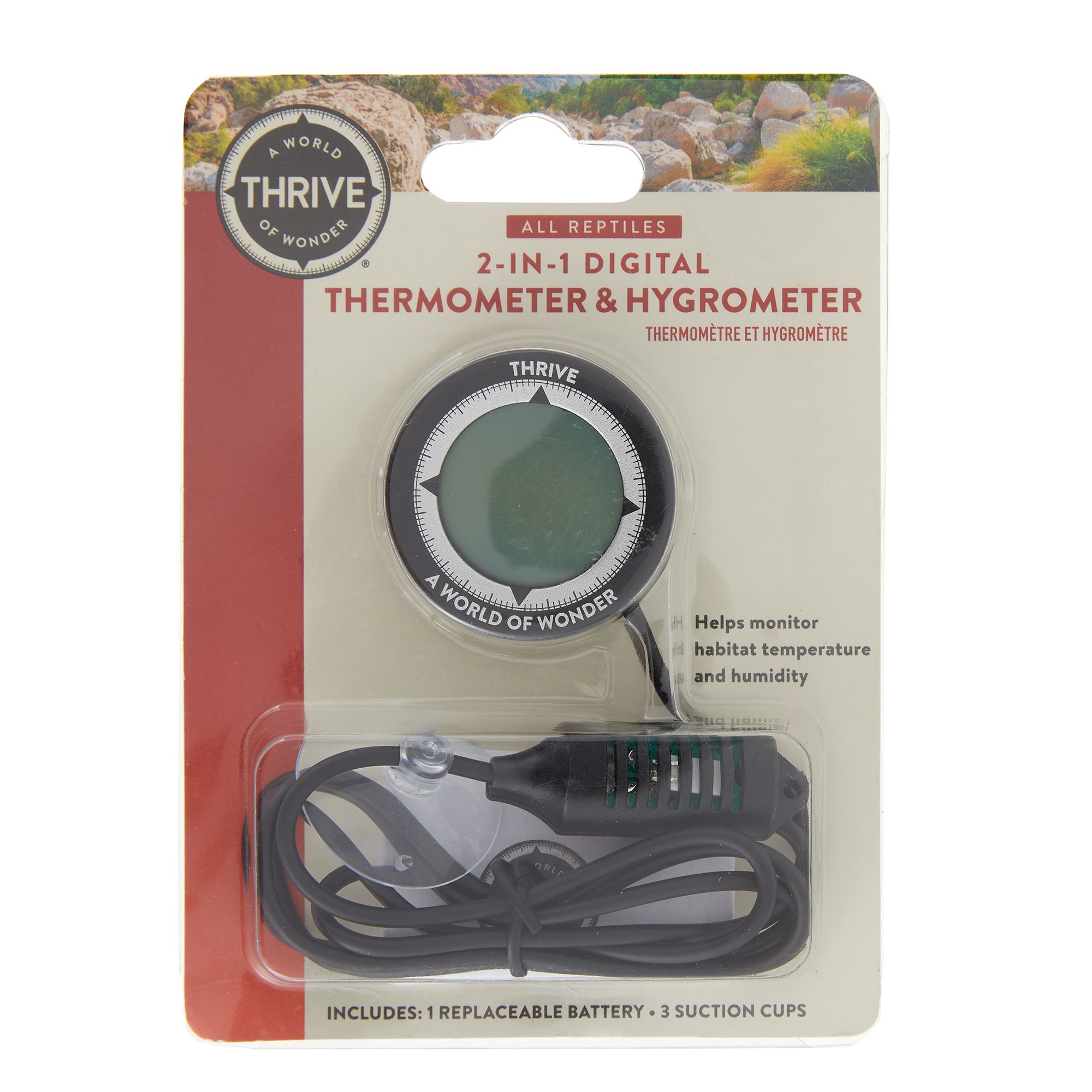 Thrive Reptile Thermometer and Hygrometer Combo | PetSmart